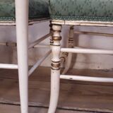 Pair of napoleon III chairs old so-called music