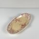 Oval dish with side handle KG Lunéville Ironstone, "Fontainebleau", pink, 19th century