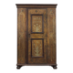 Painted folk art bridal cupboard 1769