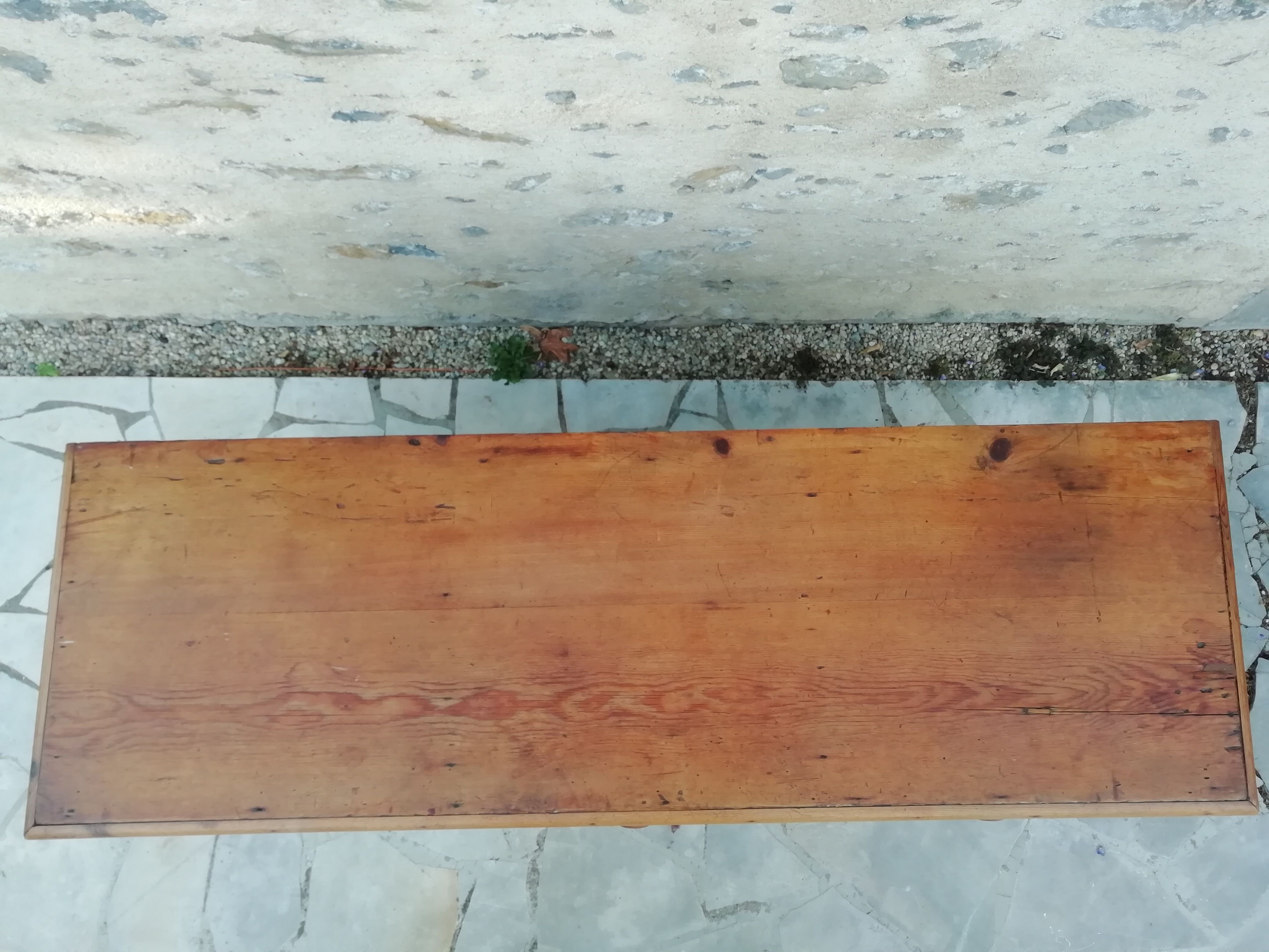 Furniture with solid pine drawers