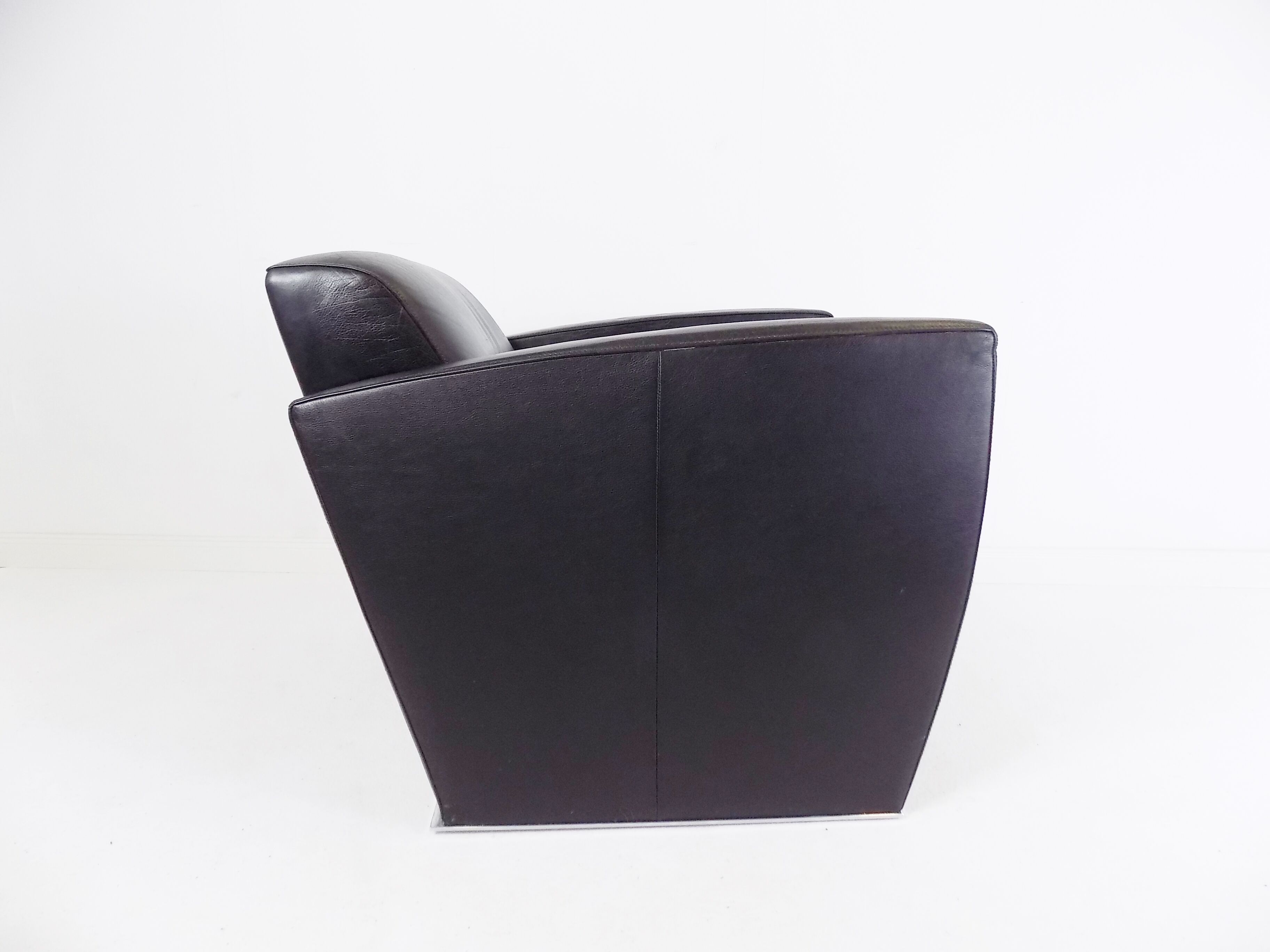 De Sede DS 420 leather armchair by Jean-Pierre Dovat