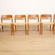 6 x vintage dining chairs | Niels Otto Møller | Model 75