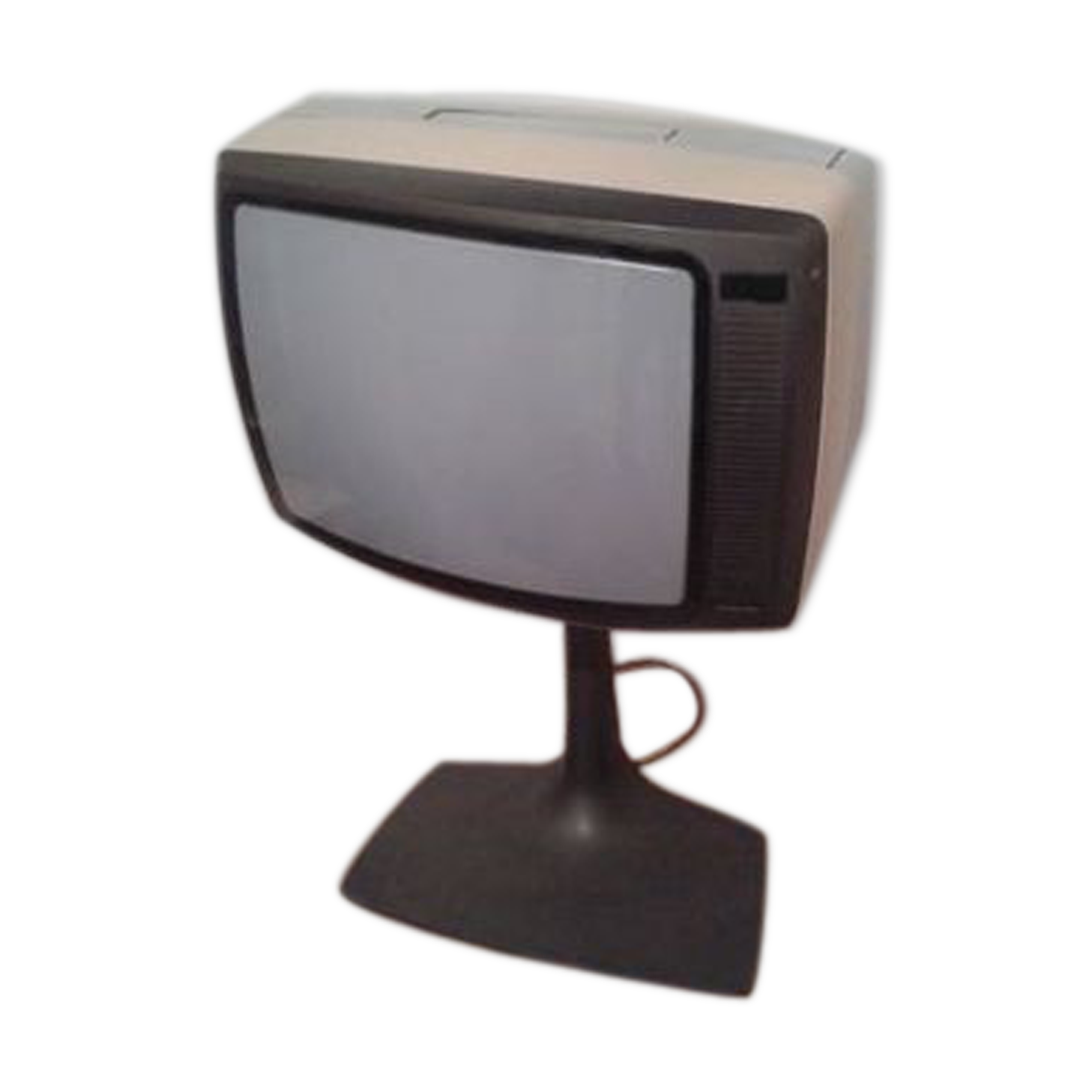 1970s vintage tv tv continental Edison design 70 cm tulip foot