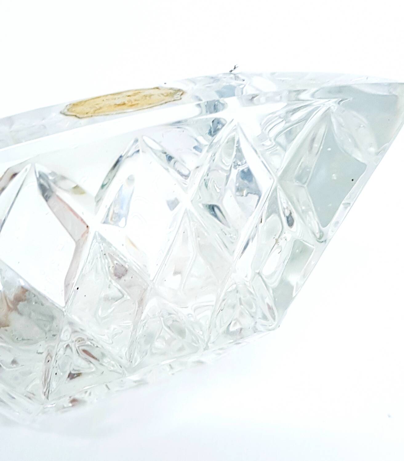 Cendrier en cristal allemand