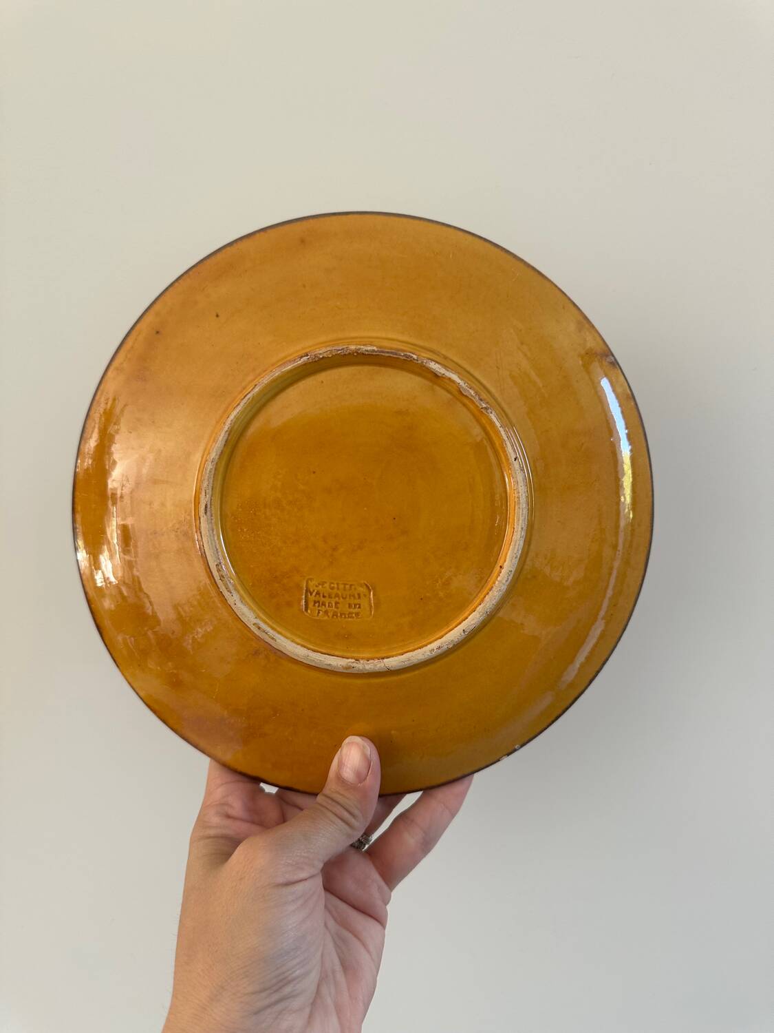 Pair of flat plates Vallauris