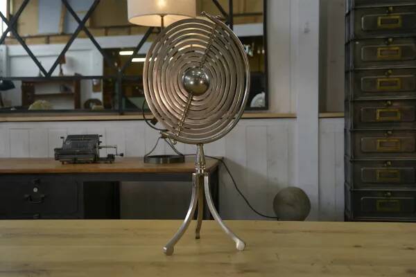Astrolabe en laiton nickelé 1930’s