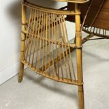 Vintage rattan desk 1960