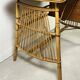Bureau en rotin vintage 1960