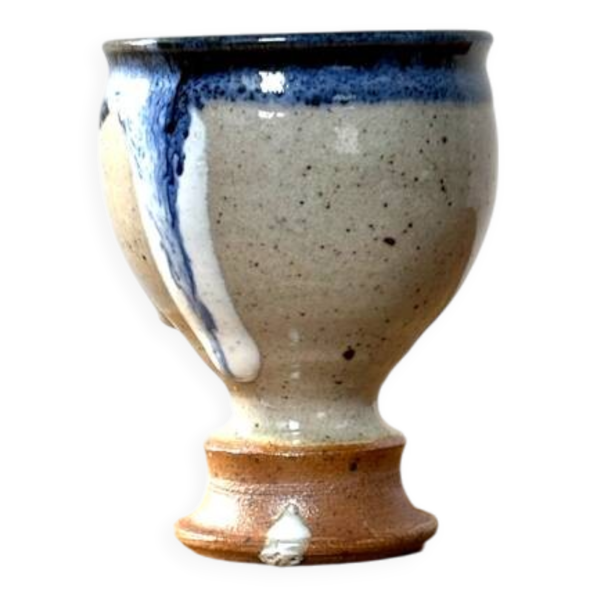 Glazed ceramic chalice