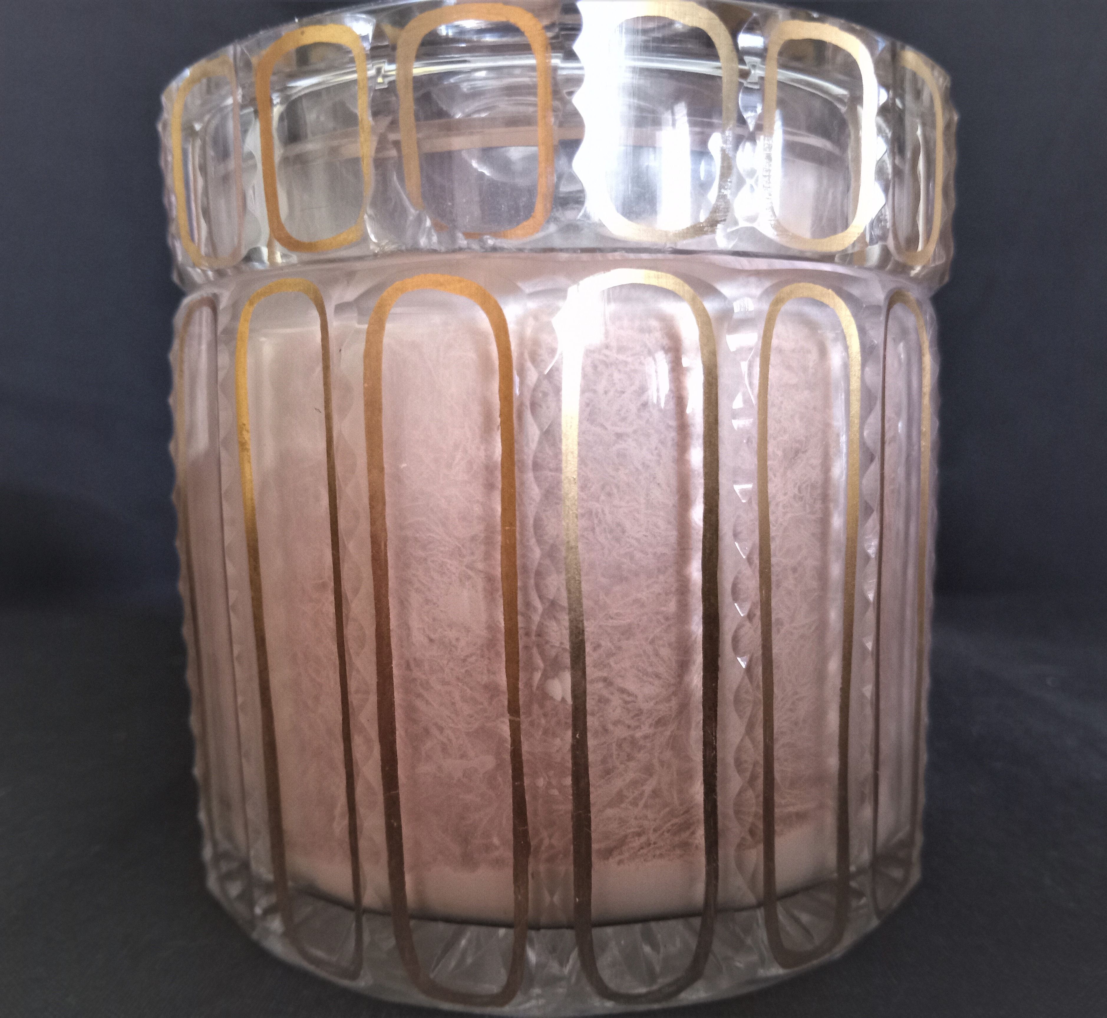 Ensemble de toilette en cristal de Baccarat modèle cannelures (avant 1936)