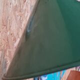 Vintage enameled sheet metal wall light