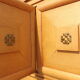 Sideboard fish oak 1940 art deco modernist Gaston