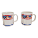 Duo de 2 tasses vintages Mobil