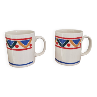 Duo de 2 tasses vintages Mobil