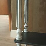 Weathered wooden shelf