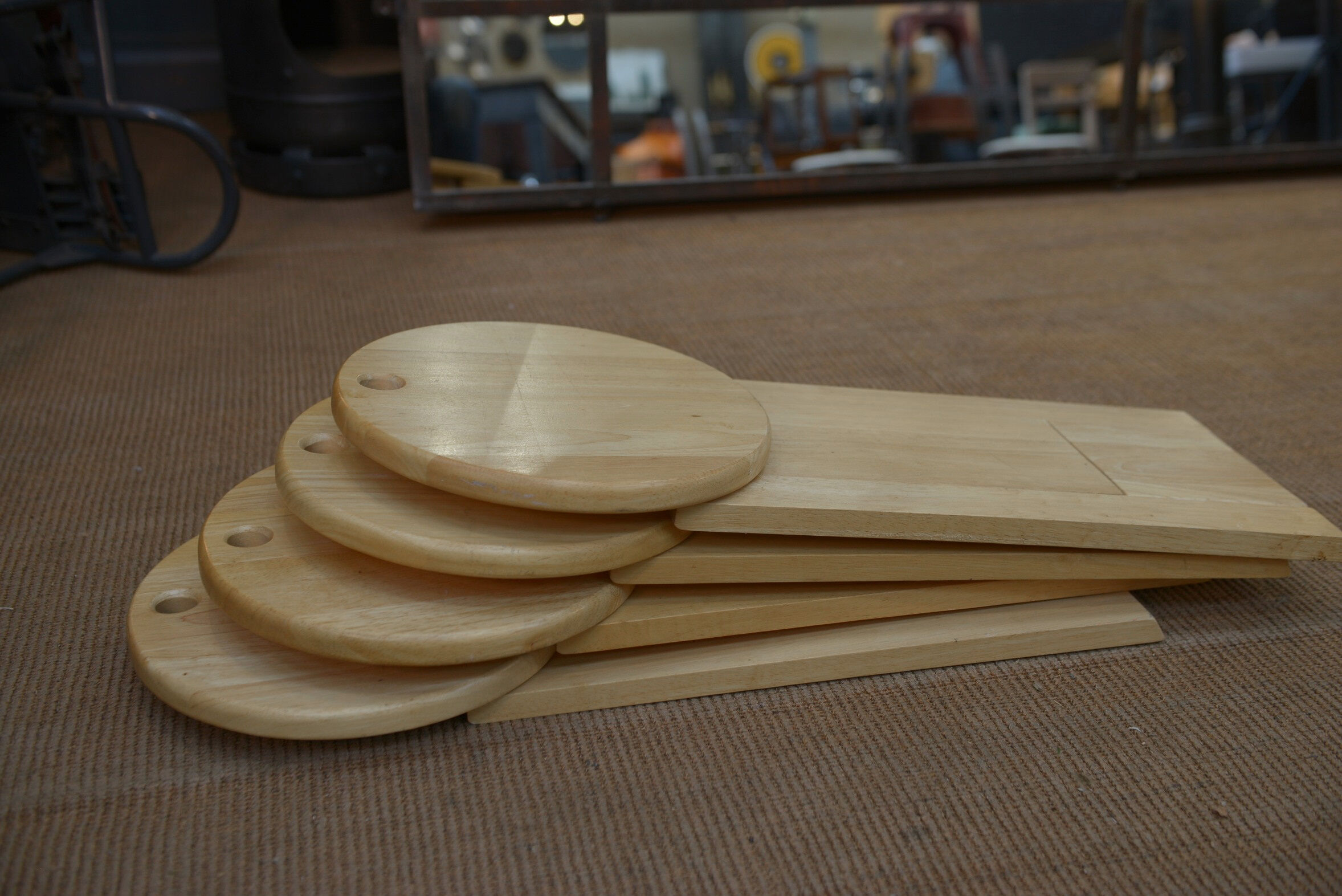 4 tabourets design pliants Adrian Reed, modèle Suzy
