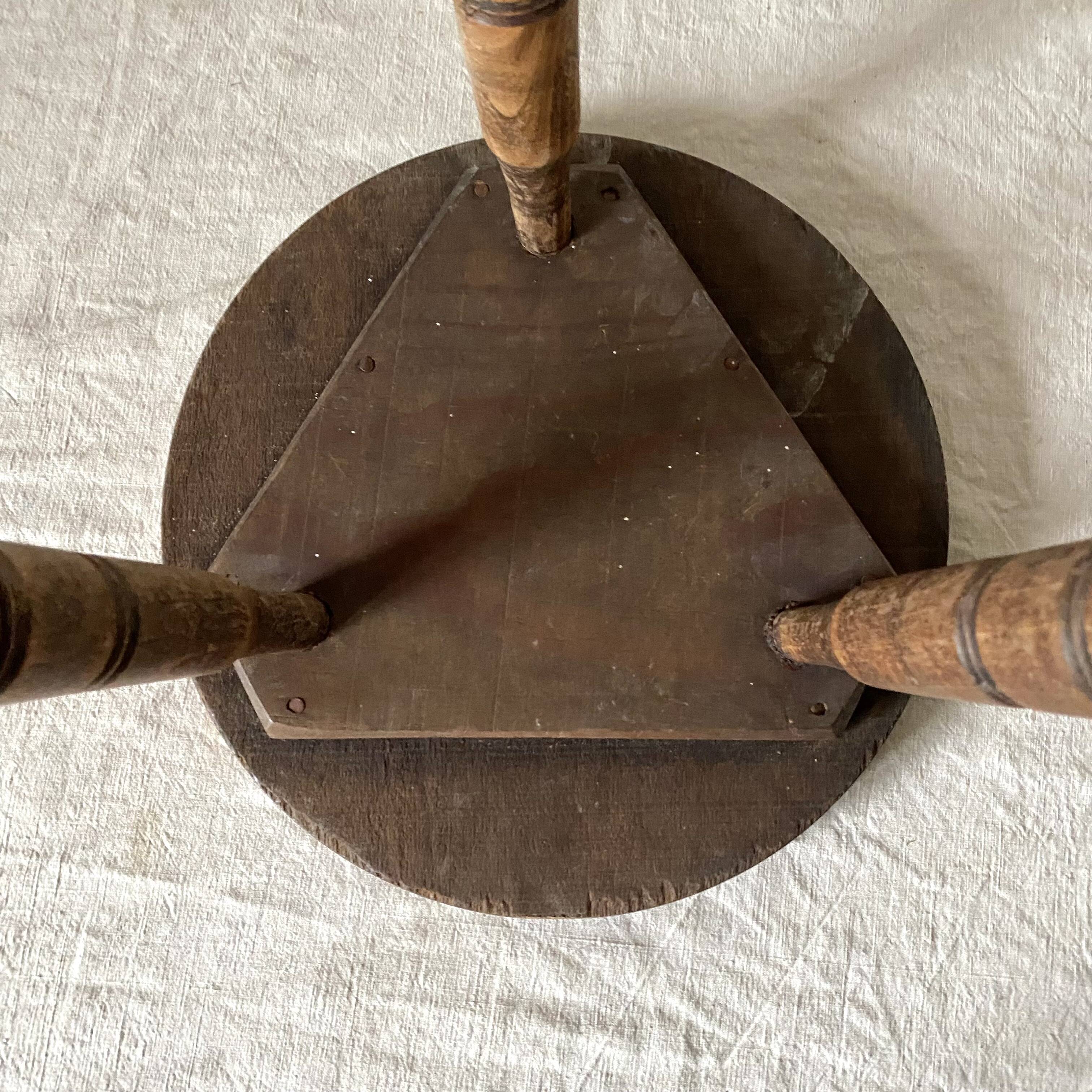 Vintage tripod stool