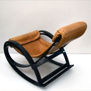 Sgarsul rocking chair designed by Gae Aulenti for Poltronova