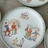 Talking dessert plates, Choisy-le-Roi