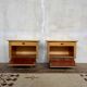 🌟 Vintage 1960s bedside tables – 1 drawer & 1 hinged door 🌟