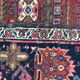 Tapis ancien persan couloir fait main 100x375 cm