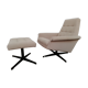 Armchair with Czech footrest, 1960, Munzar and Moravian