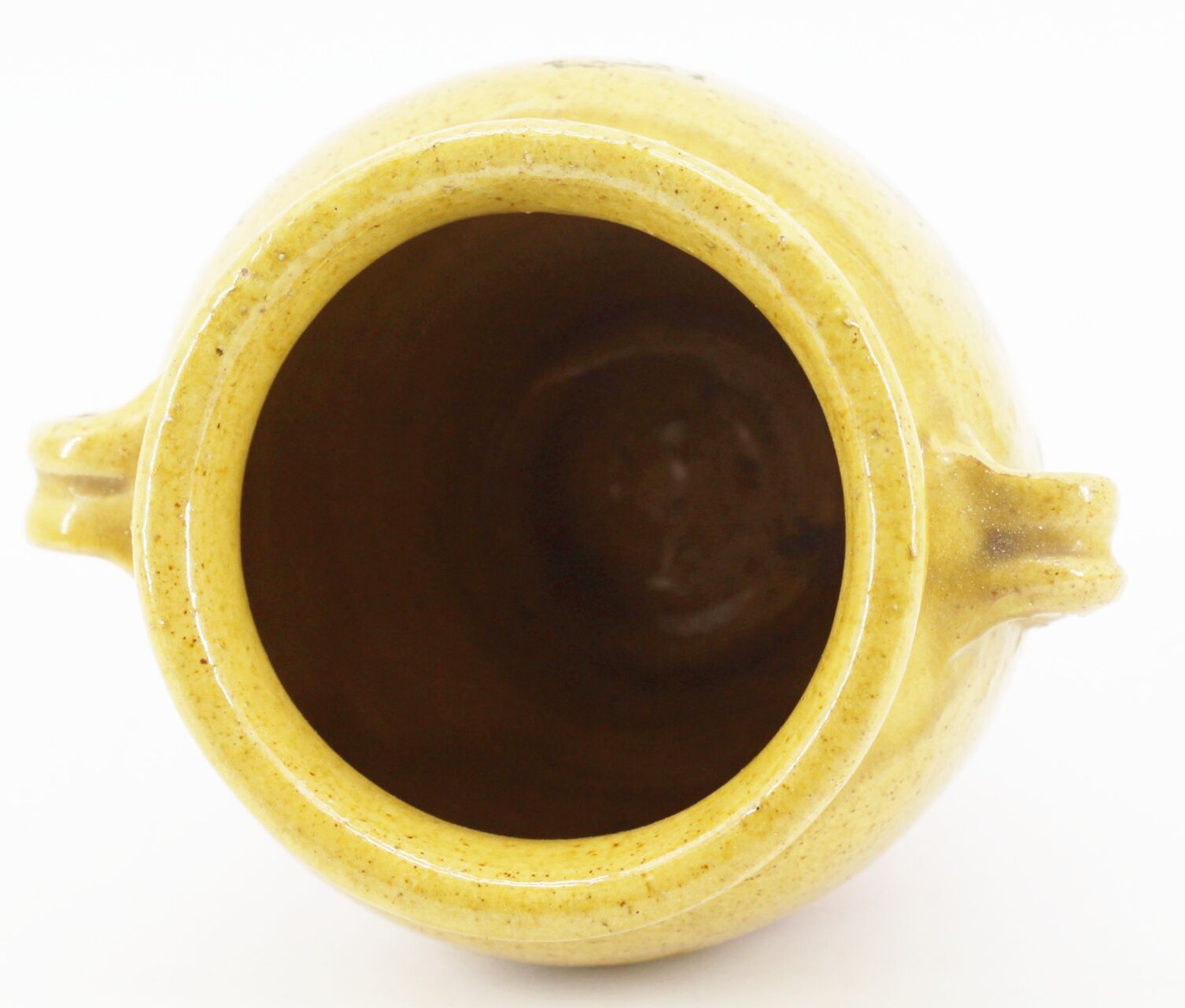 Ancient ochre earth pot