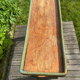 Vintage 1950s rattan console