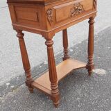 Solid oak art deco console