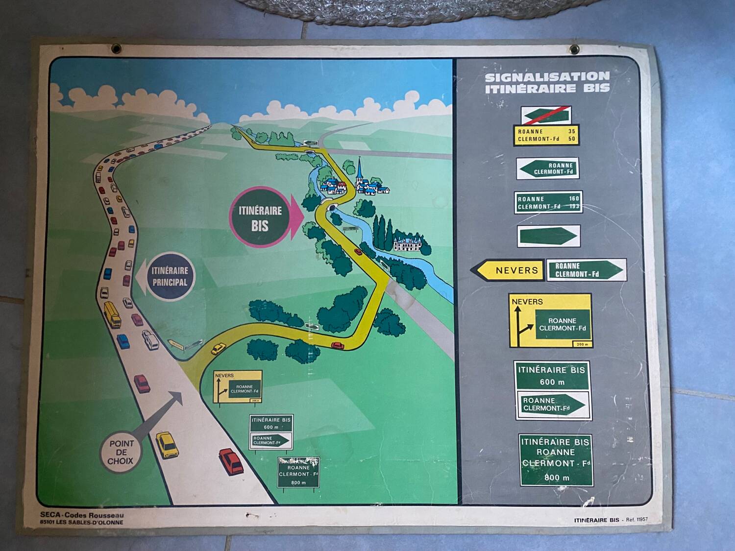 Lot de 16 affiches pédagogiques sur la sécurité routière