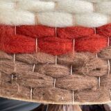 Vintage 70's wool lampshade
