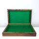 Jeu d'echec africain en bois précieux coffret de voyage