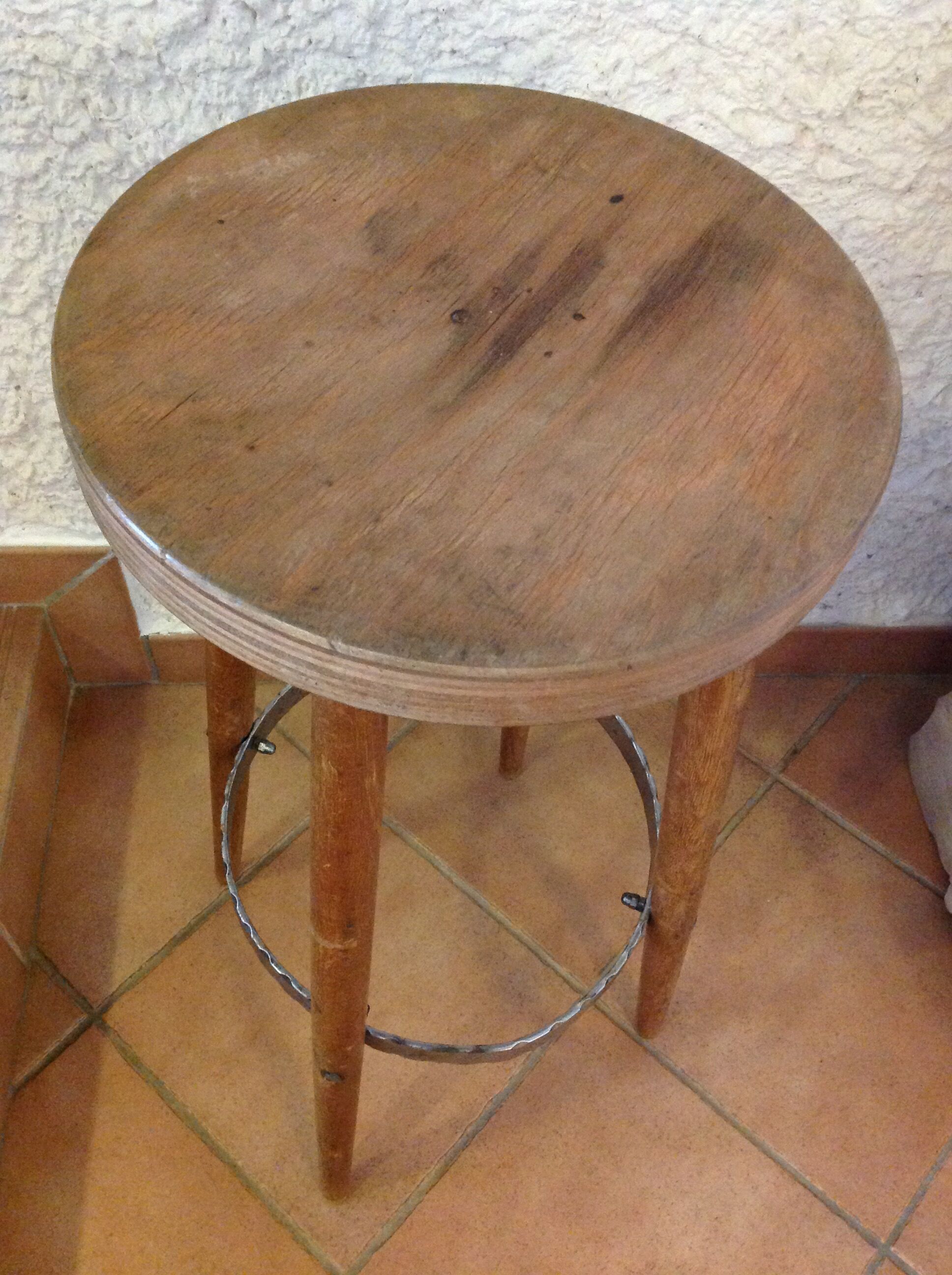 Pair of old stools  60/70