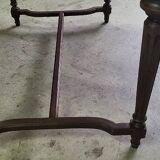 19th century oak desk table with 2 drawers