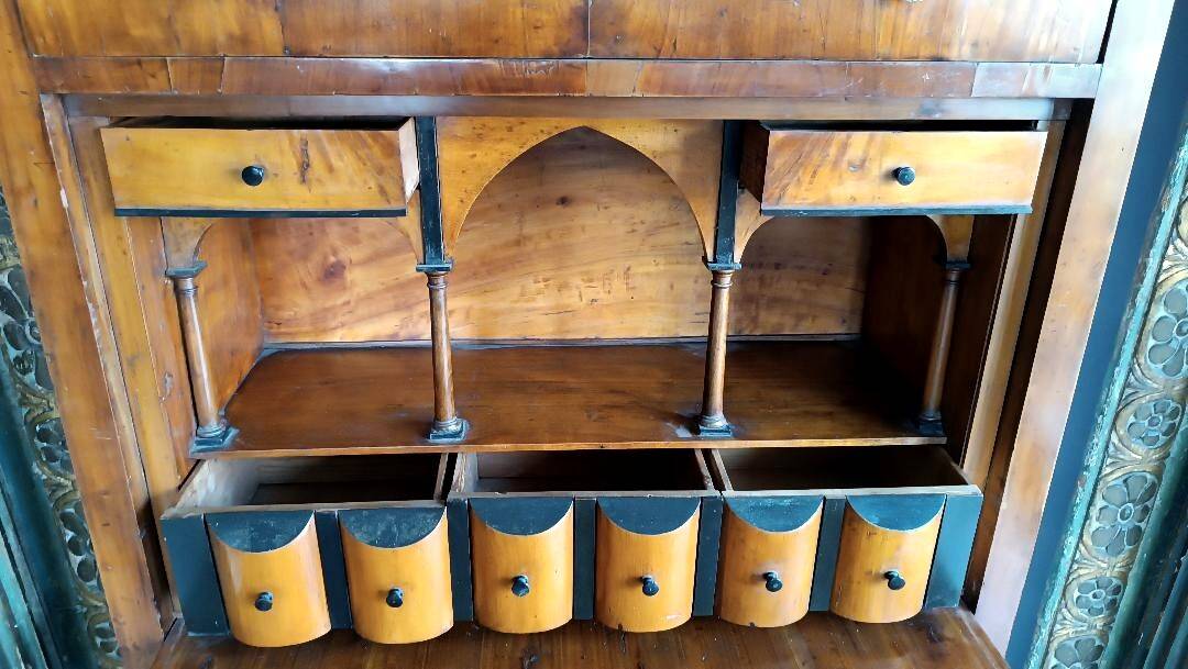 Original early 19th century Empire secretary - Lucca, Tuscany