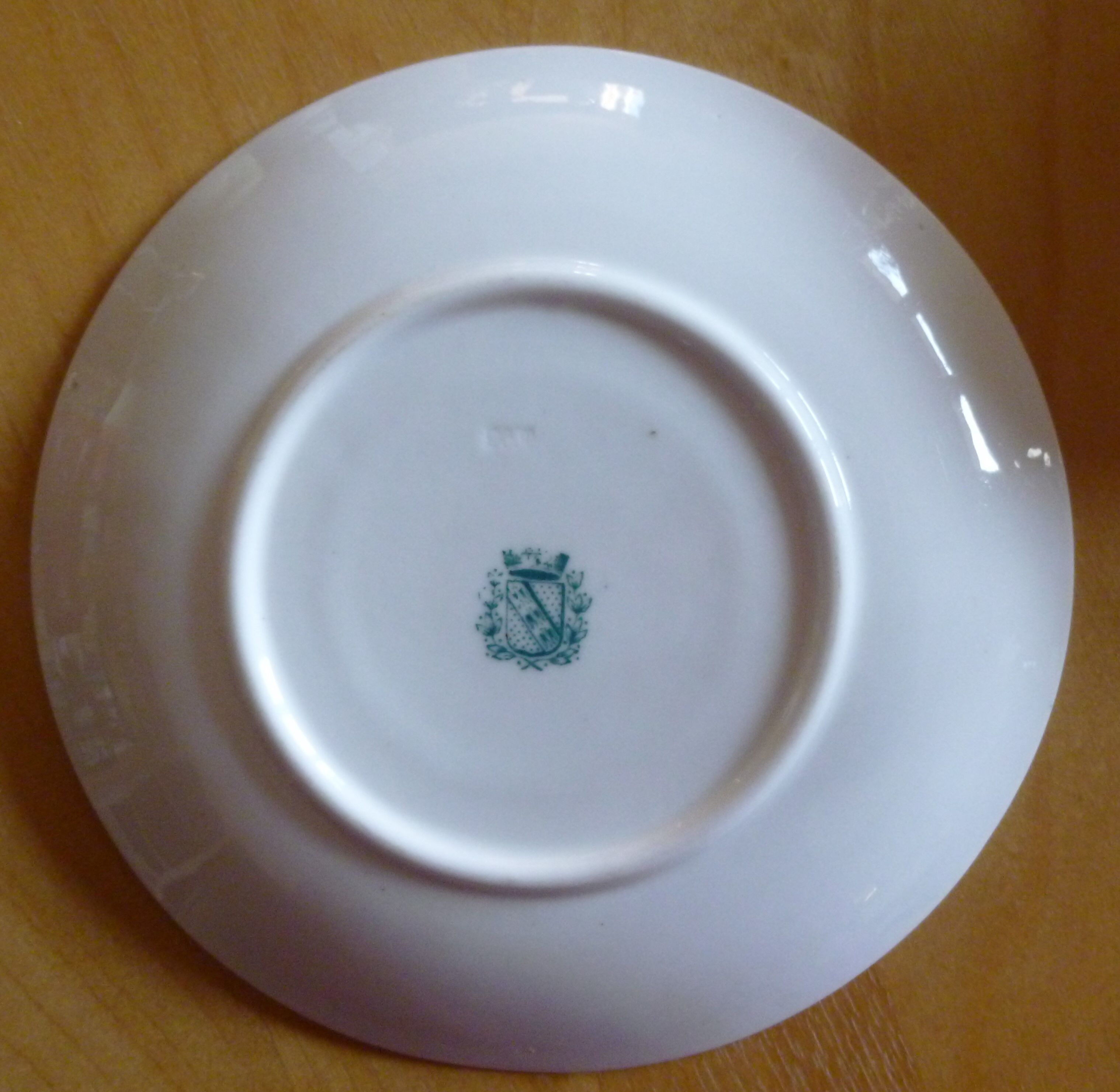 Small plate sarreguemines