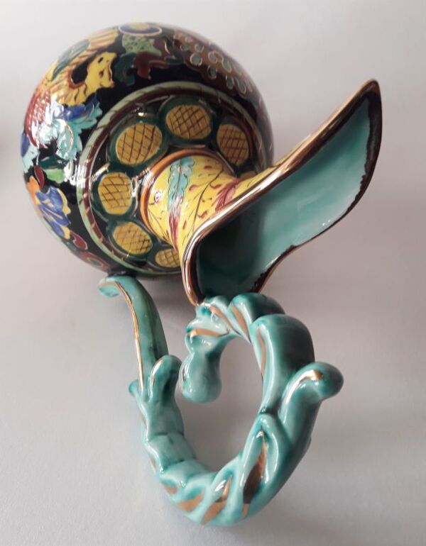 Vase aiguière céramique cerart Monaco des années 50