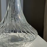 Vintage glass decanter in hot air balloon style H31 D18