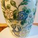 Cracked vase with chinese and floral decoration XlX th century