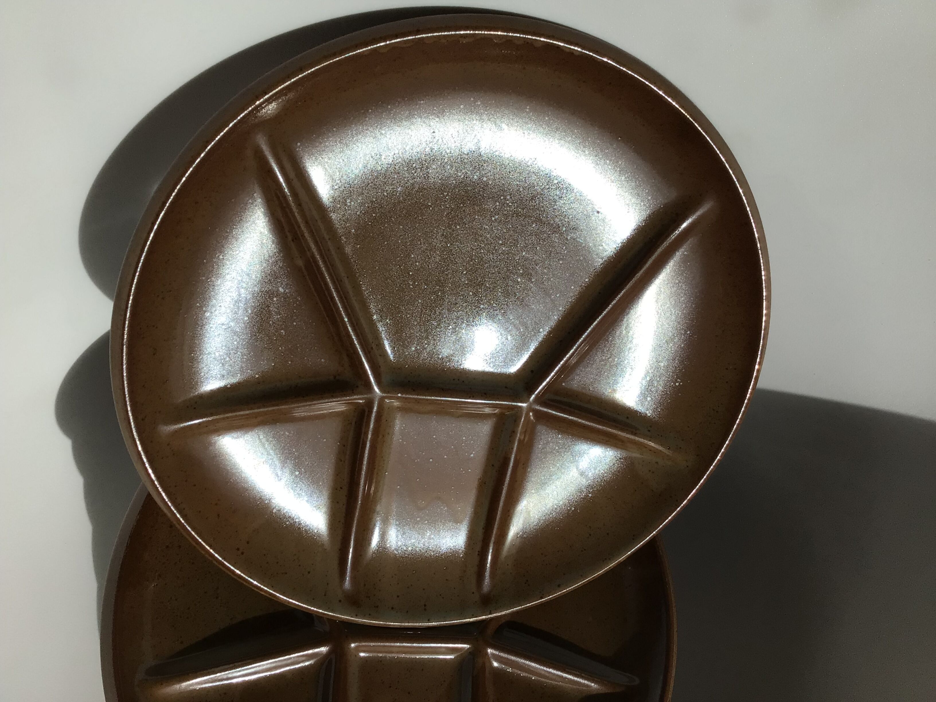 6 Plate with fondue sandstone of Brenne France