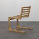 Paire rare de chaises constructivistes postmodernes, Pays-Bas, années 1980