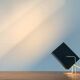 Mid-century minimalist table lamp by Wilhelm Braun Feldweg for Doria Leuchten, 1960s.