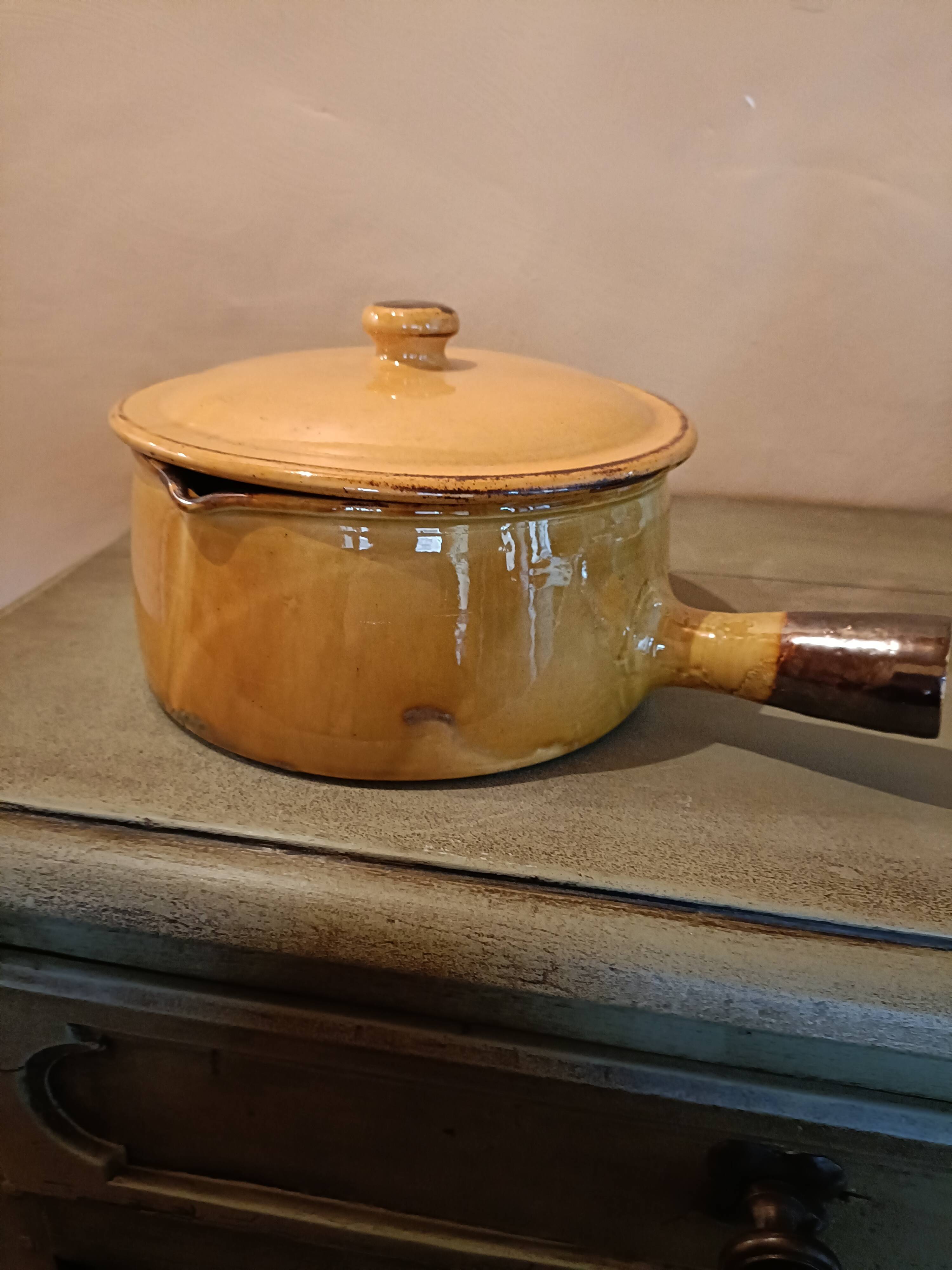 Large covered casserole Vallauris