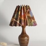 Brown Stoneware Table Lamp, Model number 59617, by Scheurich West Germany 1960s