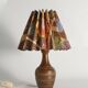 Brown Stoneware Table Lamp, Model number 59617, by Scheurich West Germany 1960s