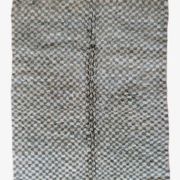 Tapis Vert Sauge à Damier Beni Mrirt - 276 x 179 cm