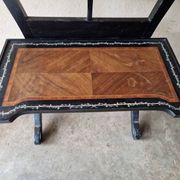 Maison Alphonse Giroux - Table, mute or writing server with 2 low shelves