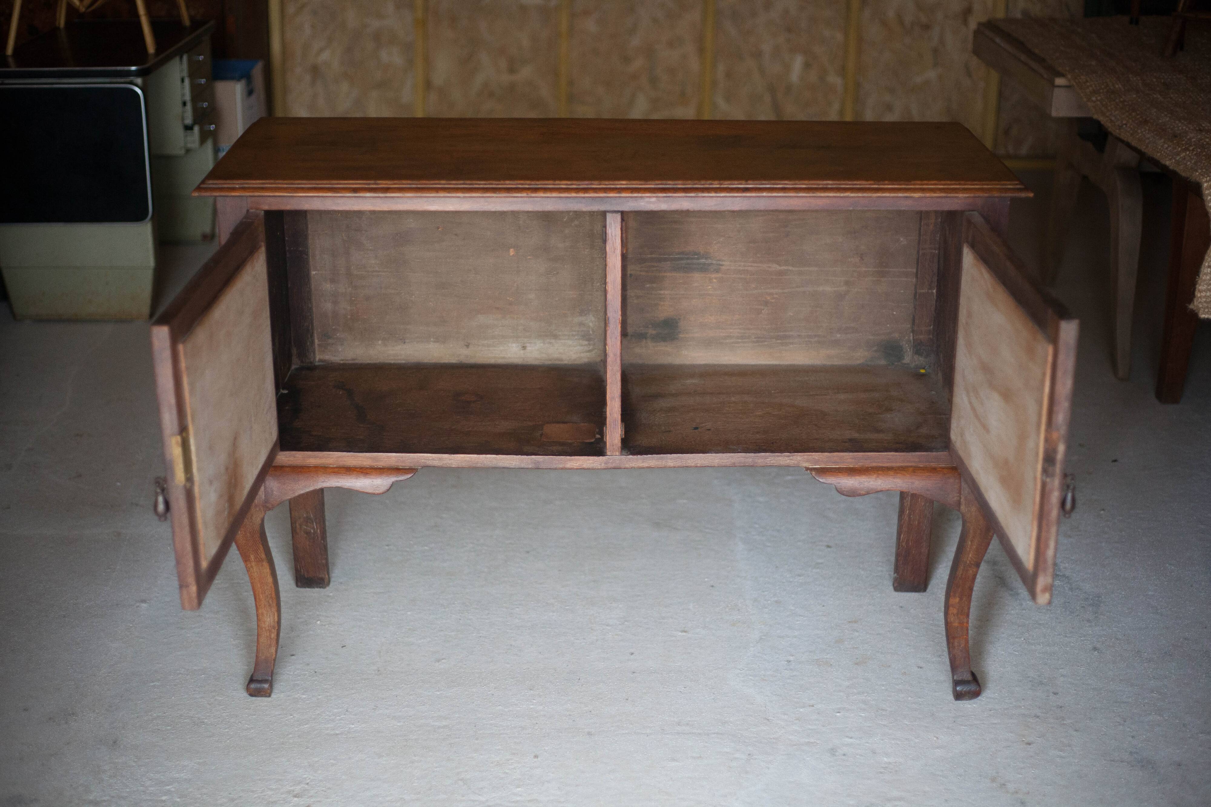 Buffet 2 portes, meuble bois, buffet sur pied, meuble de rangement vintage