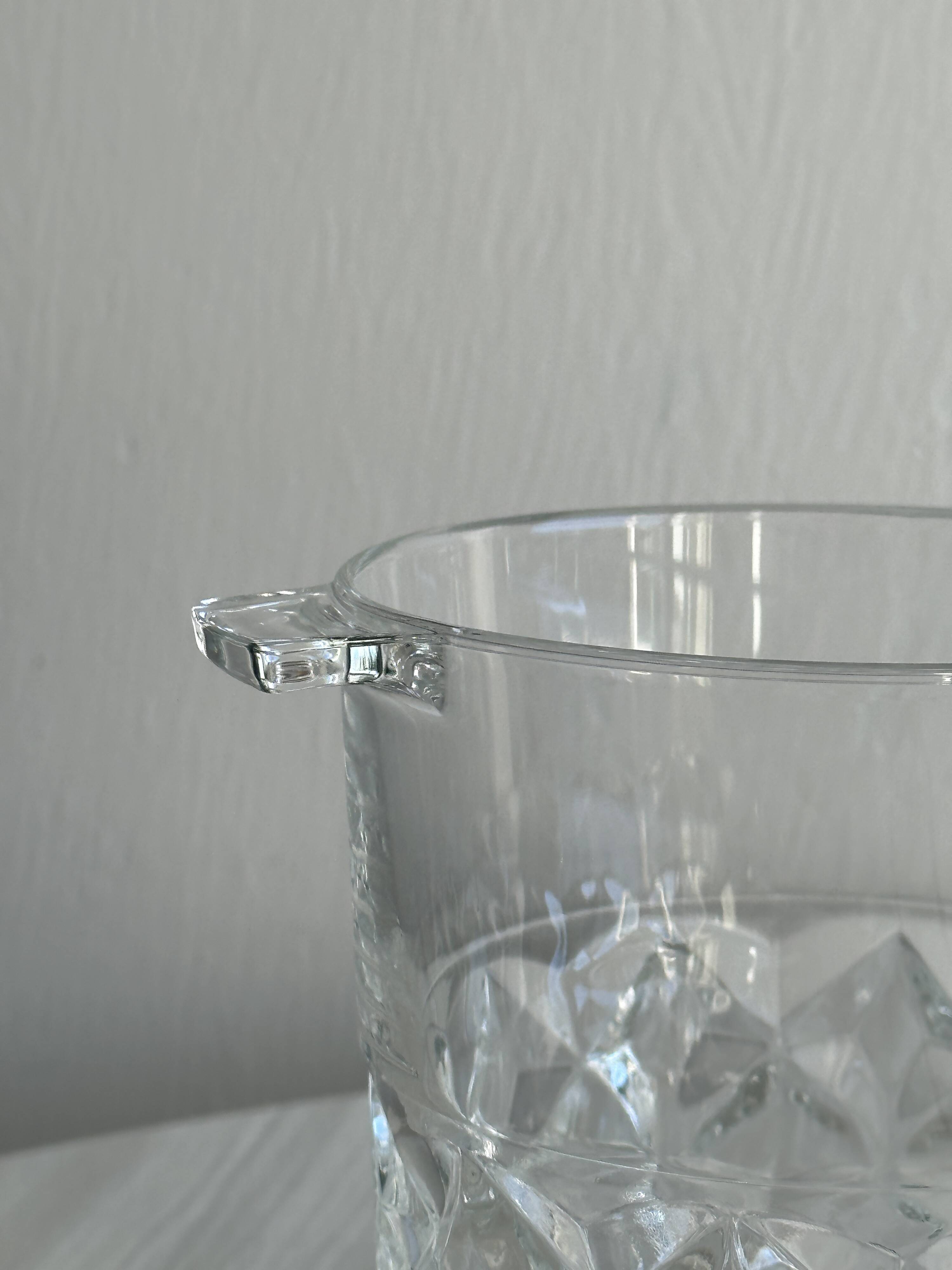 Seau à glace en verre épais