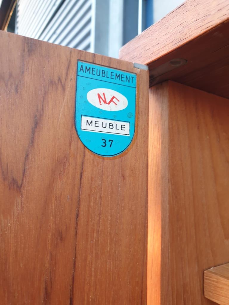 Modular teak furniture 1960 Arnaud design Louis Paolozzi